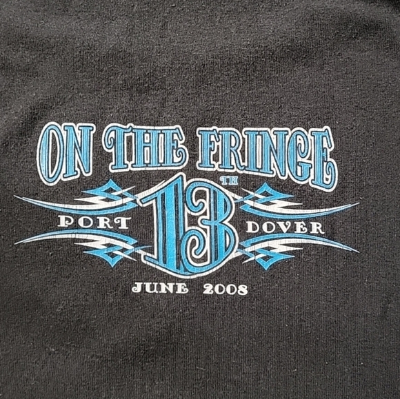 Friday 13th Port Dover Women's T-shirts/Tank Black Size M 2008 and 2017 Lot of 3 - Picture 8 of 11